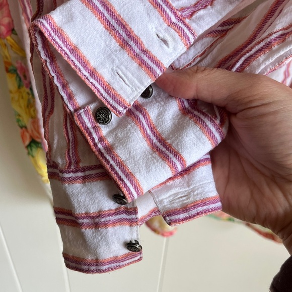 Aratta Silent Journey Pants and Top Embroidered Boho Birth of Venus Sz Med - Picture 8 of 16